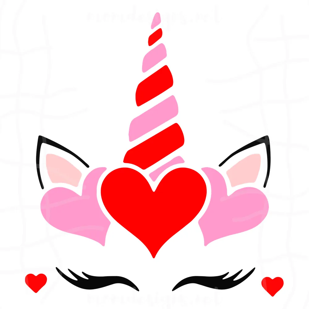 Valentine Unicorn Svg, Valentines Day Unicorn Svg, Unicorn Svg, Love Is Magical Svg