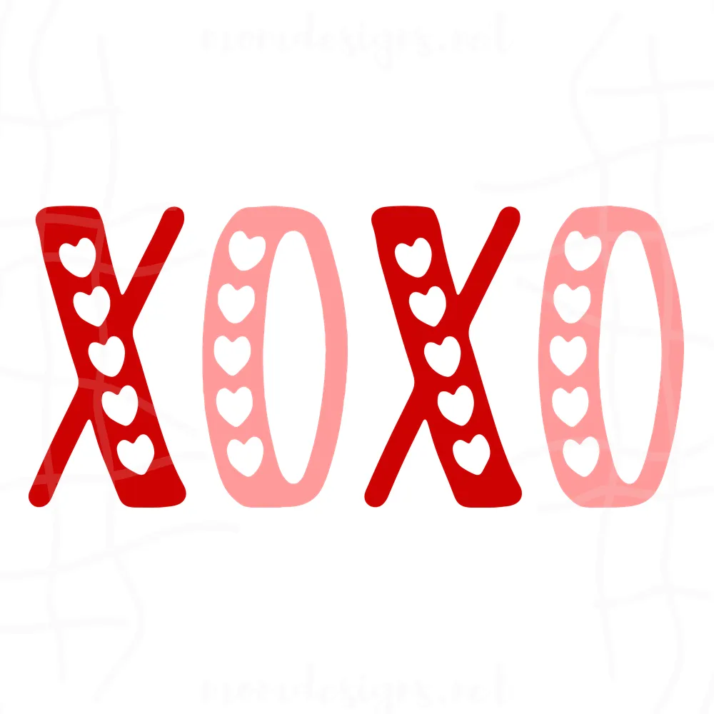 Xoxo Svg, Valentines Day Svg, Love Svg, Retro Xoxo Valentines Svg, Valentines Svg