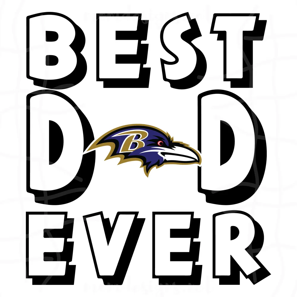 Best Dad Ever Baltimore Ravens Svg, Fathers Day Svg, Ravens Dad Svg, Football Dad Svg, Best Dad Svg, Ravens Svg, Baltimore Ravens, Ravens Nfl Svg, Ravens Football, Ravens Fan Svg, Nfl Svg