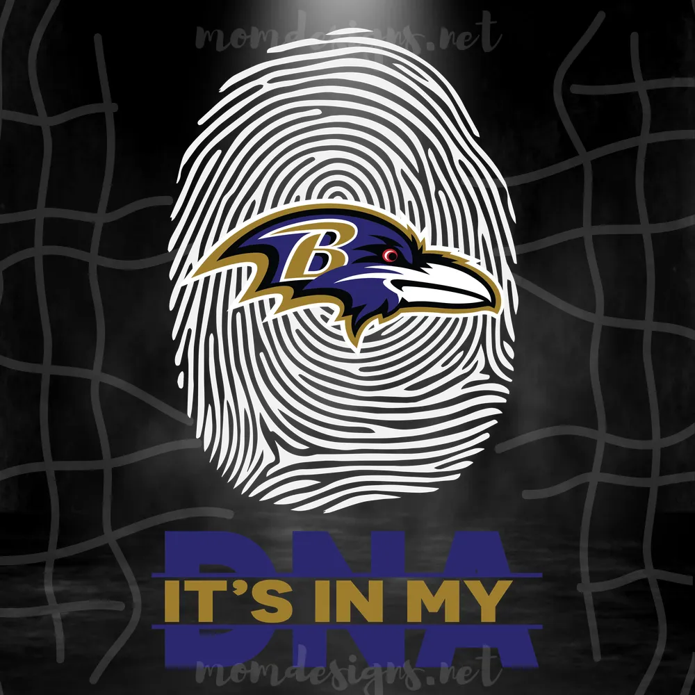 Its In My DNA Baltimore Ravens Svg, Sport Svg, Baltimore Ravens Svg, Ravens NFL, NFL Svg, Fingerprint Svg, DNA Svg, American Football, NFL Team Svg, Baltimore Ravens Shirt, Baltimore Ravens Mug
