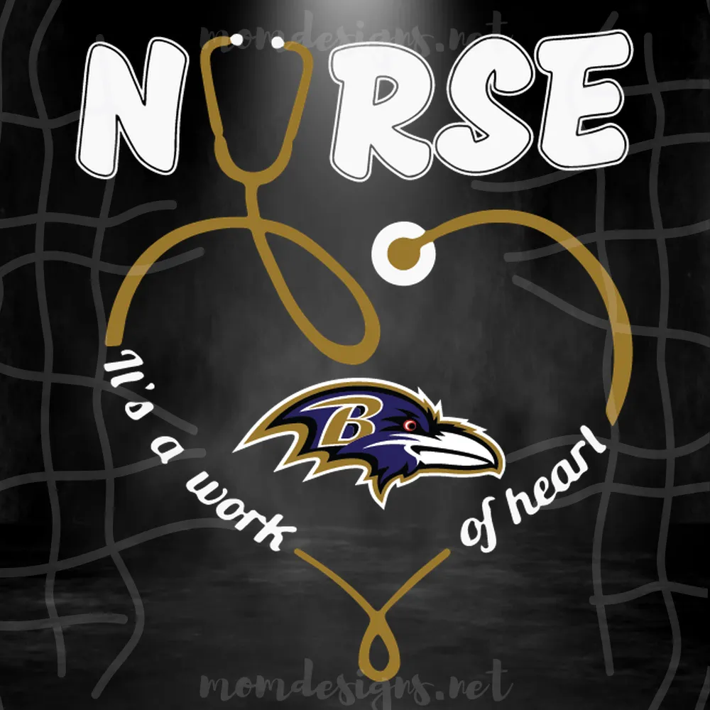 Nurse It Is A Work Of Heart Baltimore Ravens Svg, Sport Svg, Baltimore Ravens Football Team Svg, Baltimore Ravens Svg, Nurse Svg, Nurse Life Svg, Nurse Baltimore Ravens Svg, Ravens Fans Svg, Ravens Logo Svg, Nurse Lovers Svg