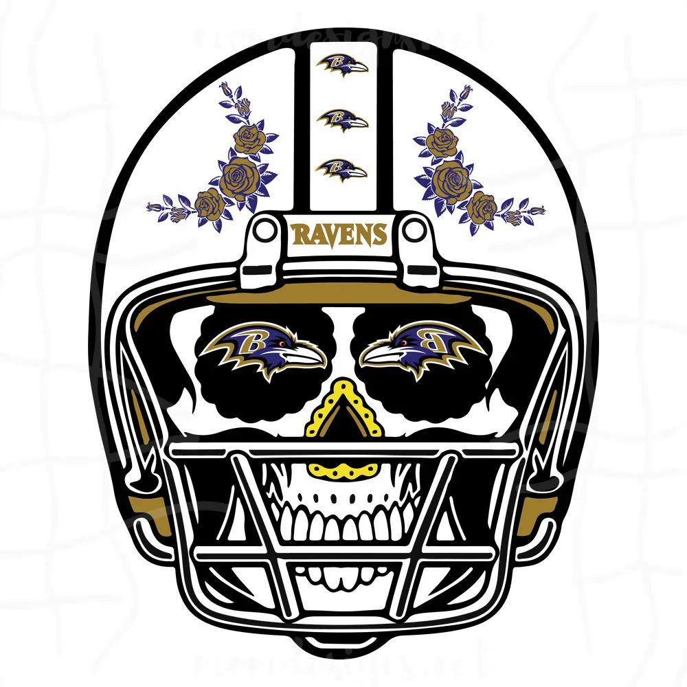 Sugar Skull Ravens Svg, Sport Svg, Baltimore Ravens Svg, Ravens Football Team, Ravens Svg, Baltimore Svg, Super Bowl Svg, NFL Teams, NFL Teams Logo, Ravens Fan, Football Svg, Football Teams Svg, NFL Svg, Baltimore Football