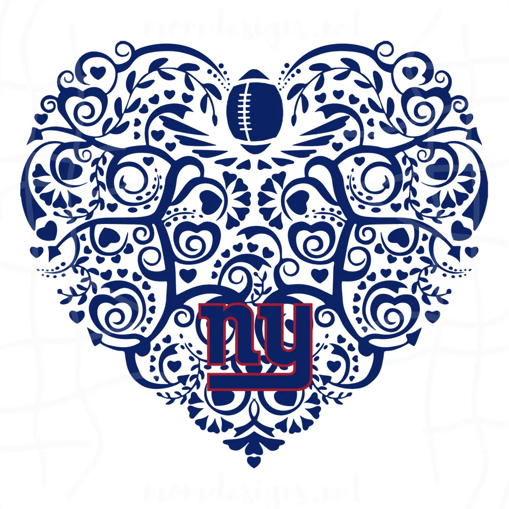 New York Giants Football Heart Svg, Sport Svg, New York Giants, Giants Svg, NY Giant Svg, Super Bowl Svg, Football Teams Svg, Sport Teams, NFL Svg, NY NFL Svg, Giants Football, Giants Football Team, Giants Fan