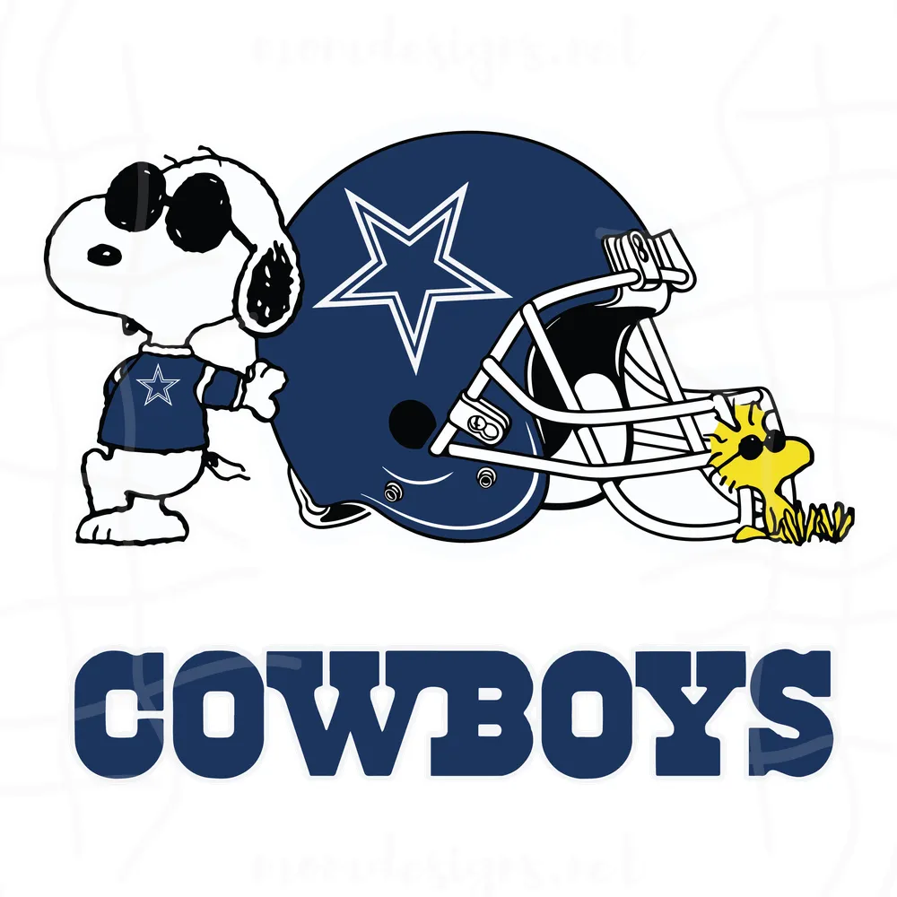 Dallas Cowboys Snoopy NFL Svg, Football Svg, Cricut File, Svg