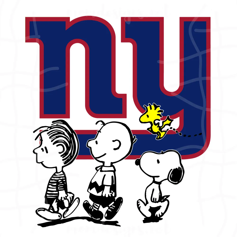 New York Giants Snoopy The Peanuts Svg, New York Giants Svg, Giants Nfl Svg