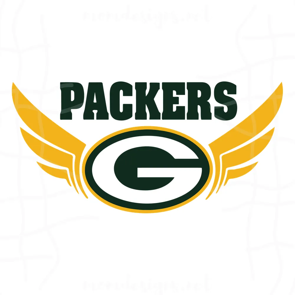 Green Bay Packers Wings Svg, Green Bay Packers Svg, Packers Quotes,