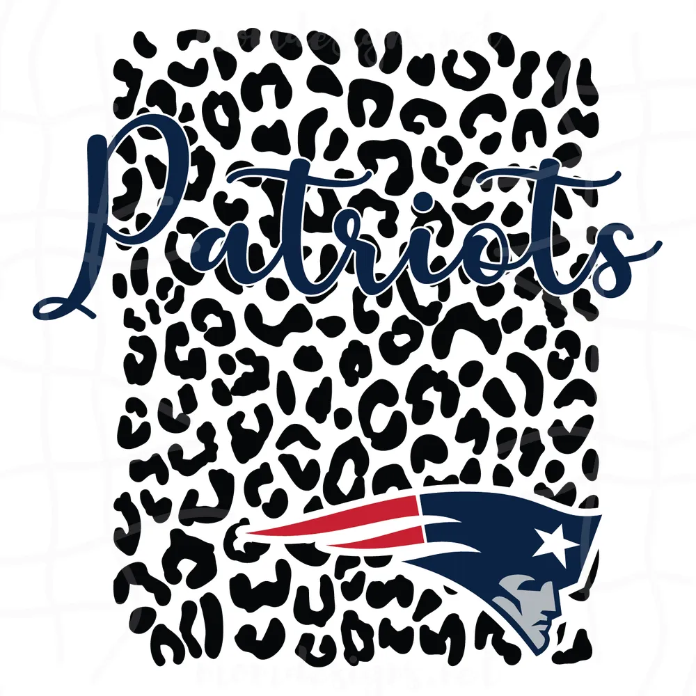 New England Patriots Leopard Spirit Svg, Sport Svg, New England Patriots Svg, Patriots Football Team, Patriots Svg, NE Patriots Svg, Super Bowl Svg, Football Svg, Football Teams Svg, NFL Svg, NE Football Svg