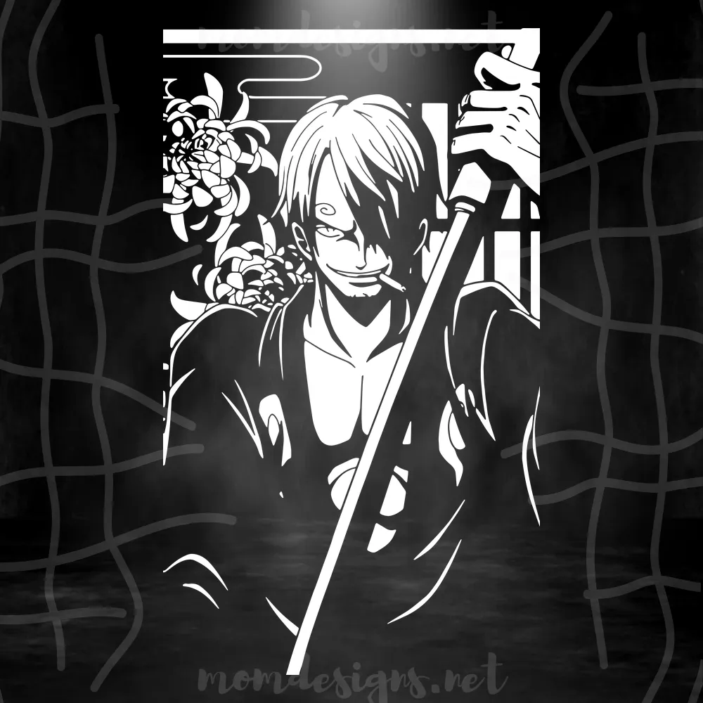 Sanji Svg, One Piece Svg, Sanji One Piece Svg, Anime Svg, Vinsmoke Sanji Svg