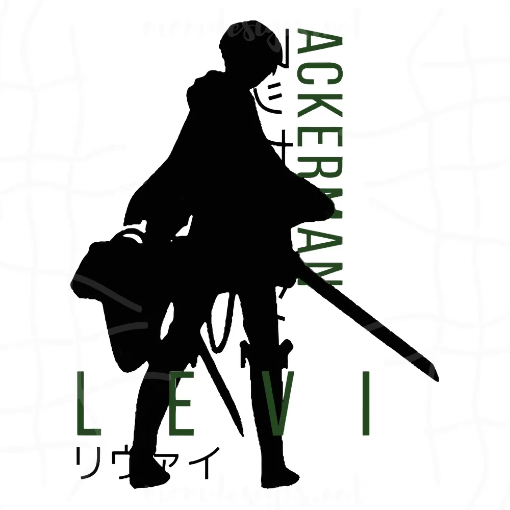 Levi Ackerman Svg, Attack On Titan Svg, Levi Anime Svg, Levi  Svg, Anime Svg