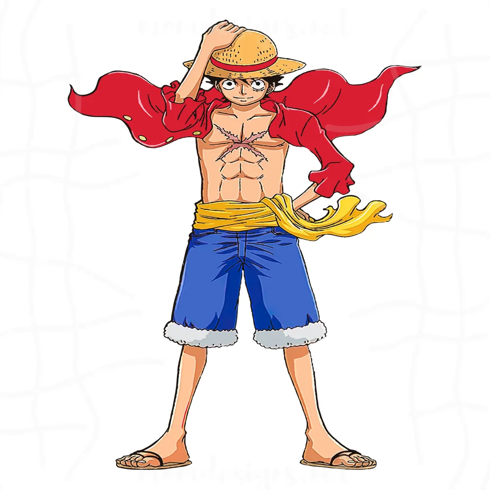 Monkey D. Luffy Svg, Luffy Svg, Anime Svg, One Piece Svg, Anime Cartoon Svg