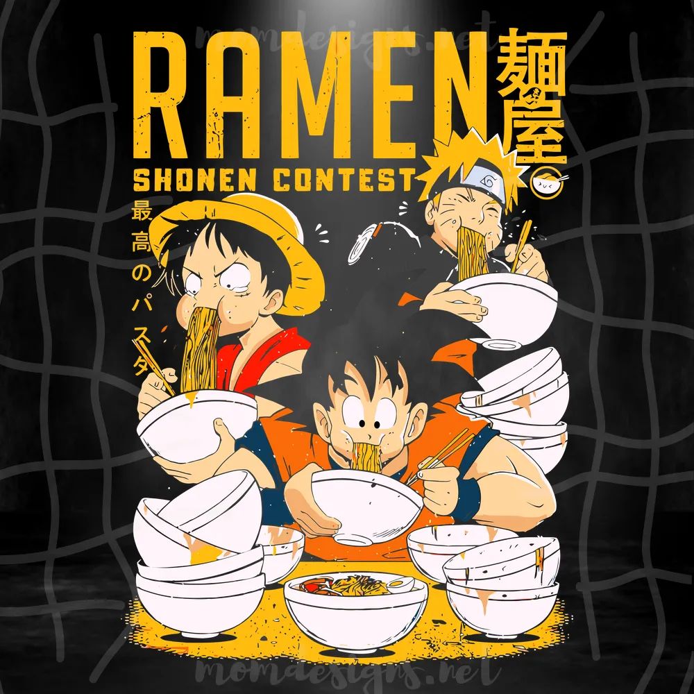 Shonen Ramen Contest Svg, Ramen Japan Svg, One Piece Svg, Naruto Svg