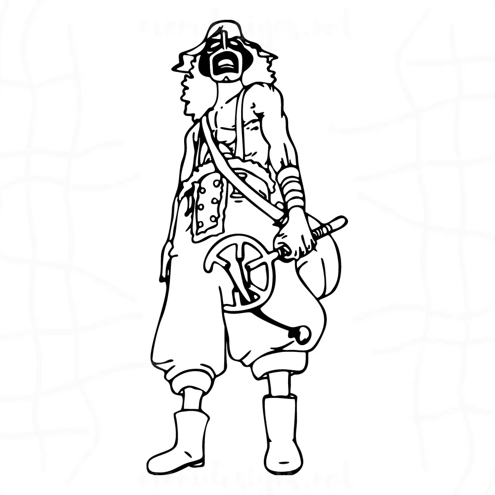 Usopp One Piece Svg, Usopp Svg, Anime Manga Svg, Pirate Svg, Japan Anime Svg