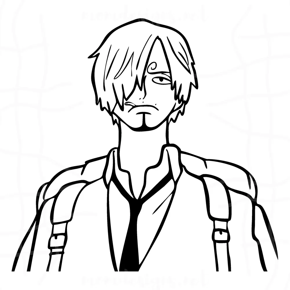 Vinsmoke Sanji Svg, Sanji One Piece Svg, Straw Hat Pirate Svg, Anime Svg