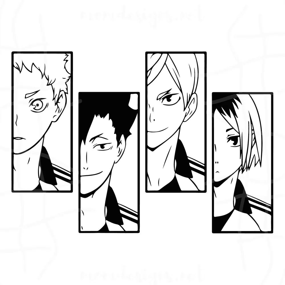 Haikyuu Svg, Anime Svg, Manga Svg, Japanese Svg, Love Anime Svg, Anime Manga Svg