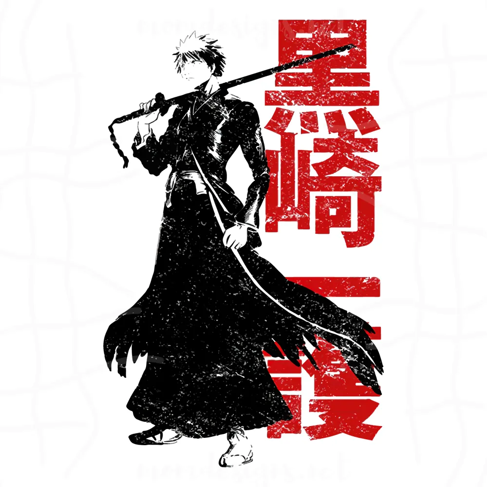 Ichigo Kurosaki Svg, Bleach Svg, Anime Svg, Manga Svg, Svg Png Dxf Eps Ai Instant Download