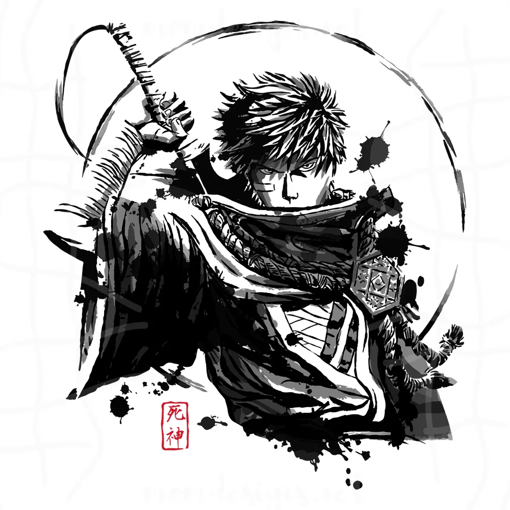 Kurosaki Ichigo Svg, Bleach Svg, Anime Svg, Manga Svg, Japanese Cartoon Svg