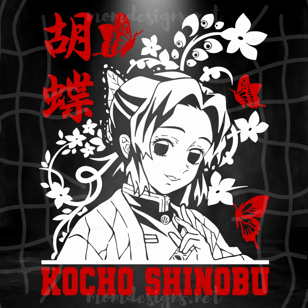 Shinobu Kocho Svg, Demon Slayer Shinobu Kocho Svg, Kimetsu No Yaiba Svg