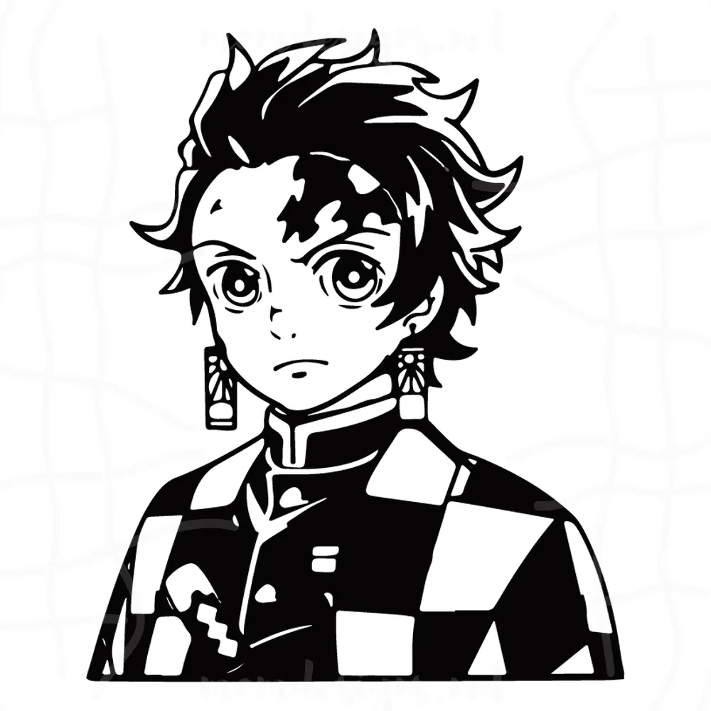 Tanjiro Kamado Svg, Demon Slayer Svg, Kimetsu No Yaiba Characters Svg