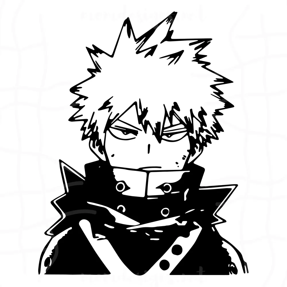 Katsuki Bakugou Svg, Class 1-A Student Svg, My Hero Academia Svg, Anime Svg