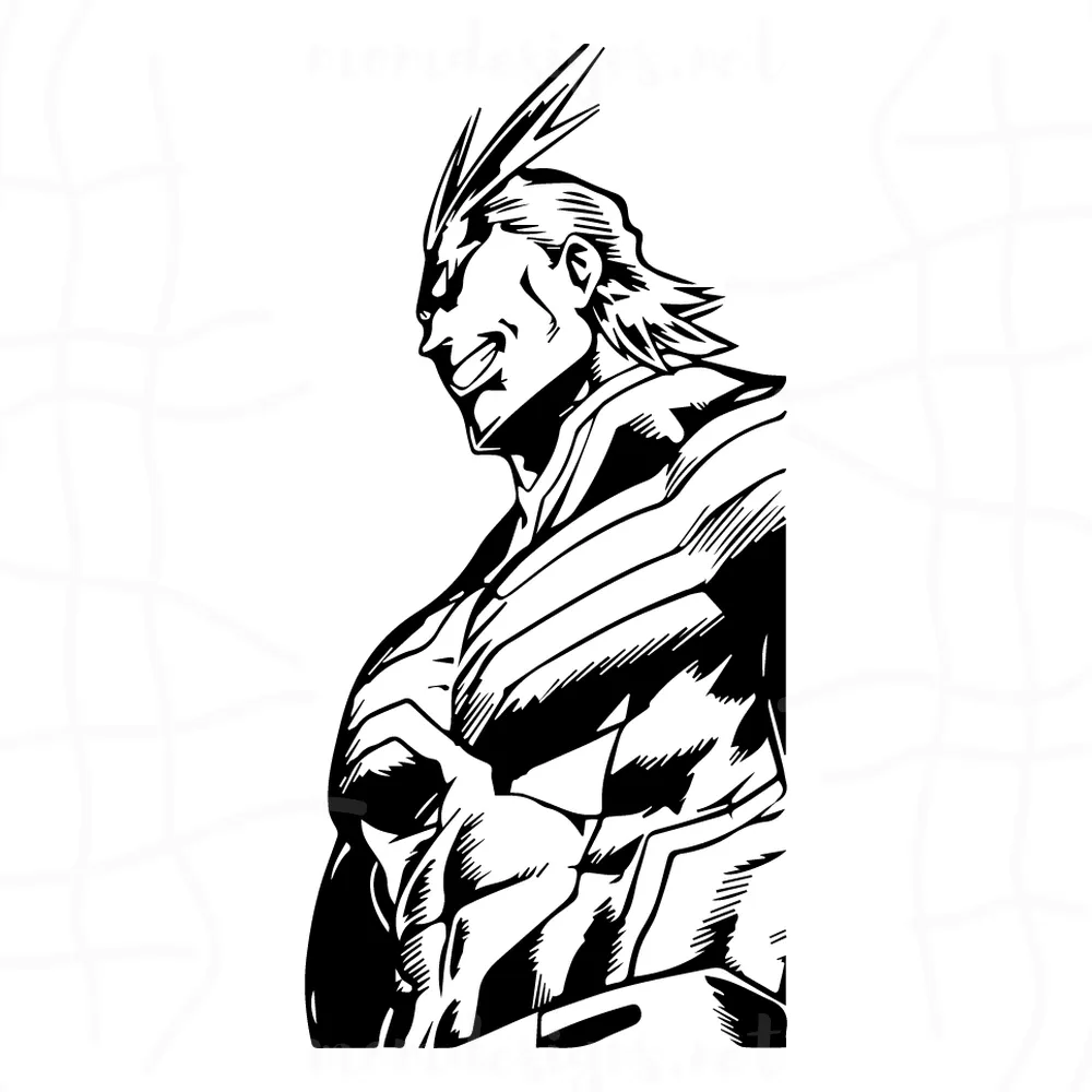 Yagi Toshinori Svg, All Might Svg, My Hero Academia Svg, Anime Svg
