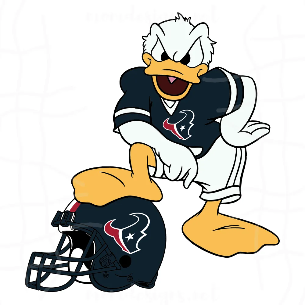 Houston Texans Donald Duck Svg, Sport Svg, Houston Texans, Texans Svg, Texans Nfl, Texans Helmet Svg, Donald Duck Svg, Nfl Svg, Nfl Team Svg, American Football, Texans Shirt, Super Bowl Svg
