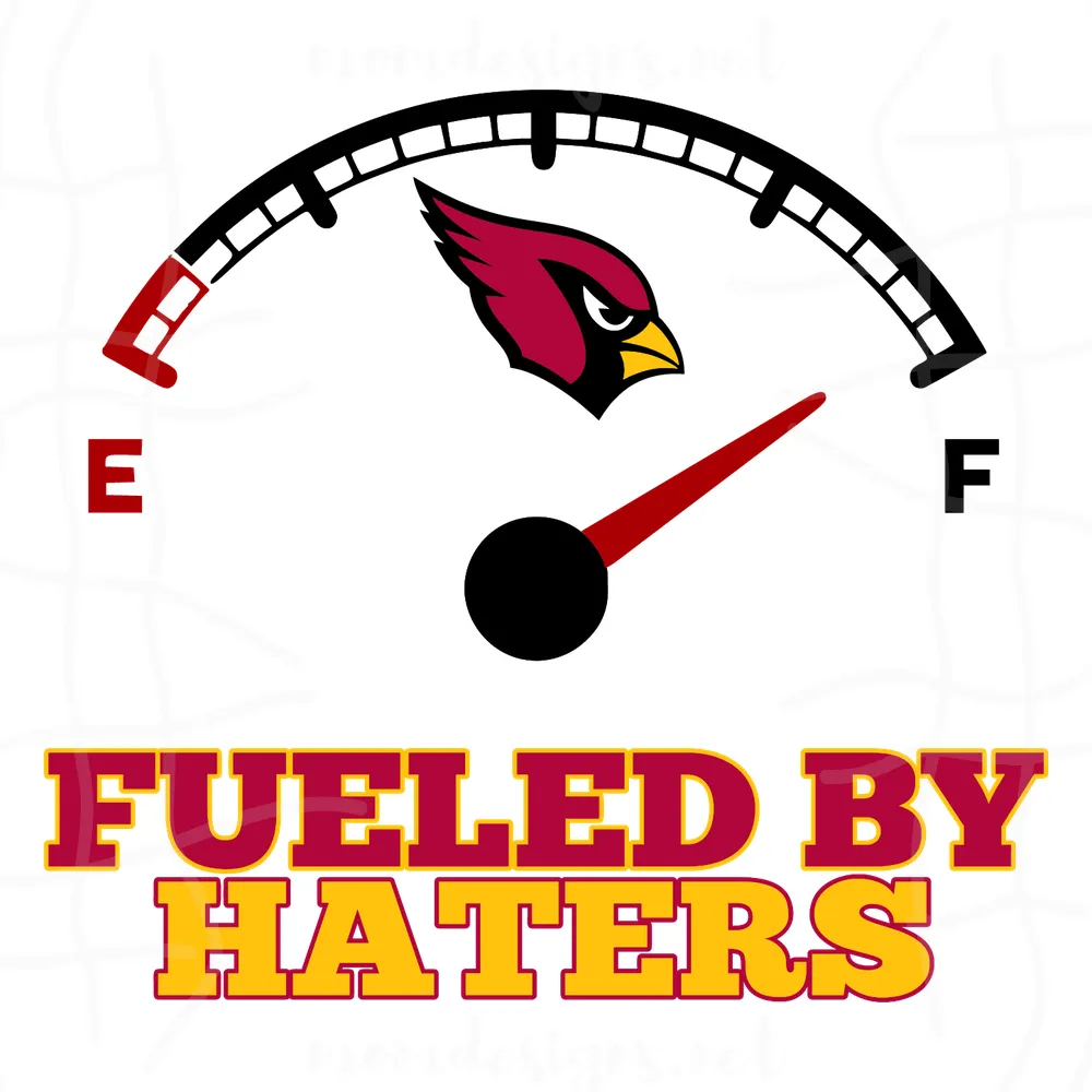 Arizona Cardinals Fueled by haters svg,Arizona Cardinals svg,Arizona Cardinals logo svg,png, dxf,eps file for Cricut