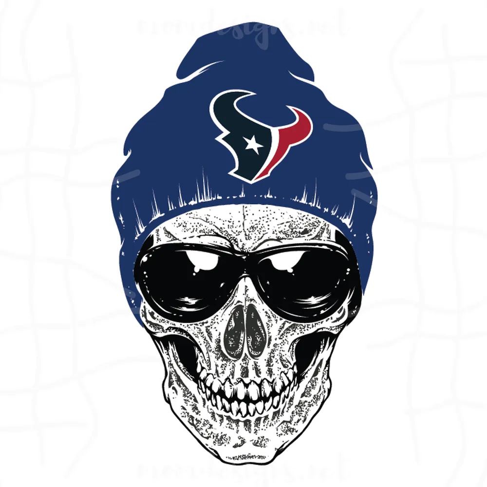 Skull Houston Texas Svg, Sport Svg, Houston Texas Svg, Houston Texas Football Team Svg, Skull Svg, Glassing Skull Svg, Houston Texas Logo Svg, Houston Texas Hat Svg, Houston Texas Fans Svg, NFL Svg, Super Bowl Svg