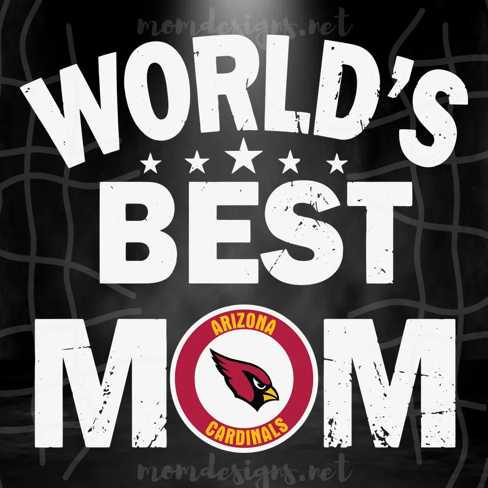 Worlds Best Mom Arizona Cardinals Svg, Sport Svg, Mothers Day Svg, Best Mom Svg, Cardinals Mom Svg, Arizona Cardinals, Cardinals Svg, Nfl Mom Svg, Football Mom Svg, Cardinals Fan Svg