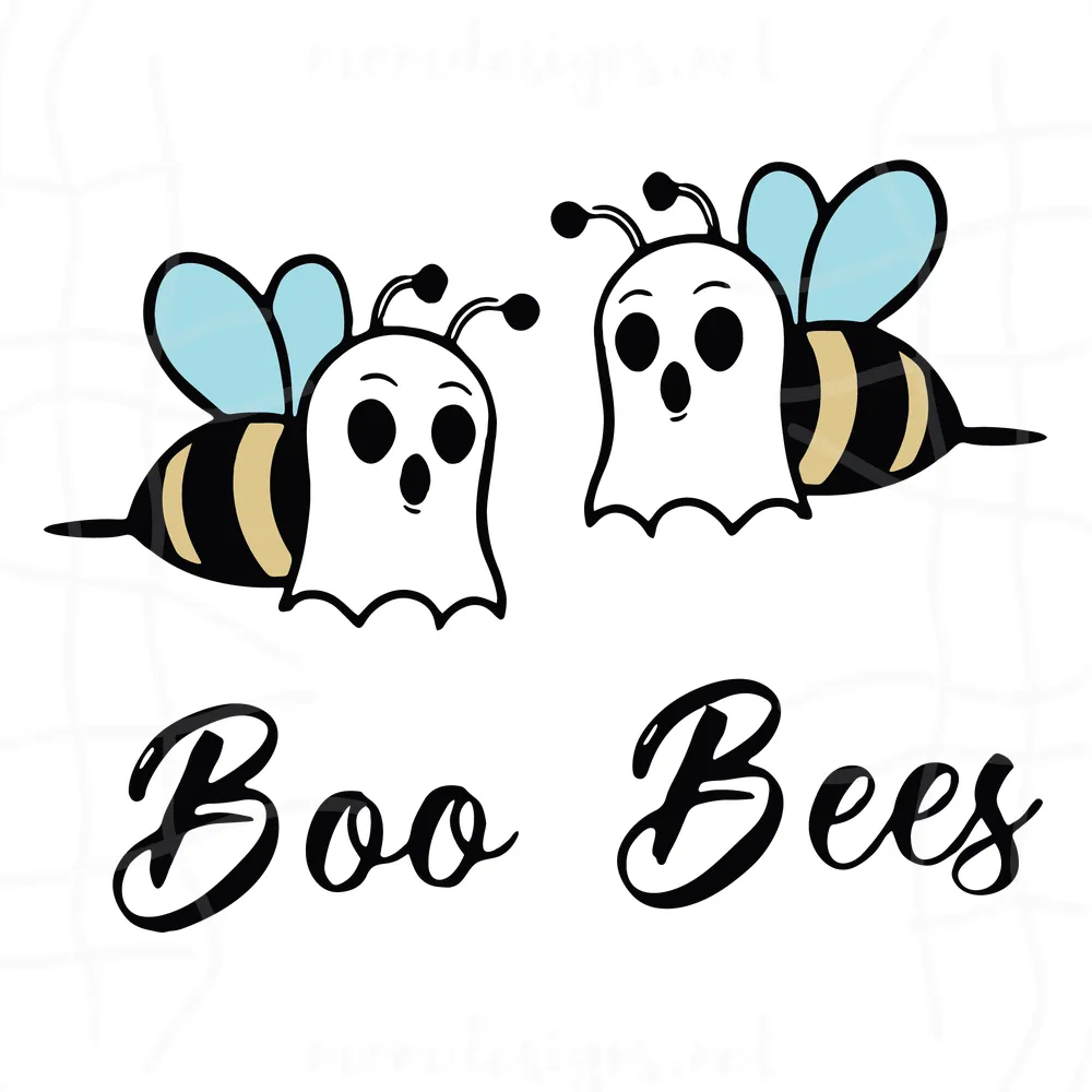 Boo Bees Svg, Halloween Svg, Boo Bees Halloween Svg, Funny Halloween Svg