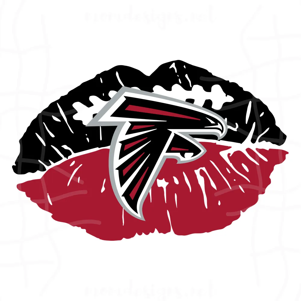 Atlanta Falcons NFL Lips Svg, Sport Svg, Football Svg, Football Teams Svg, NFL Logo Svg, NFL Svg, Atlanta Falcons Svg, Falcons Football Team, Falcons Svg, Falcons NFL Svg, Atlanta NFL Svg