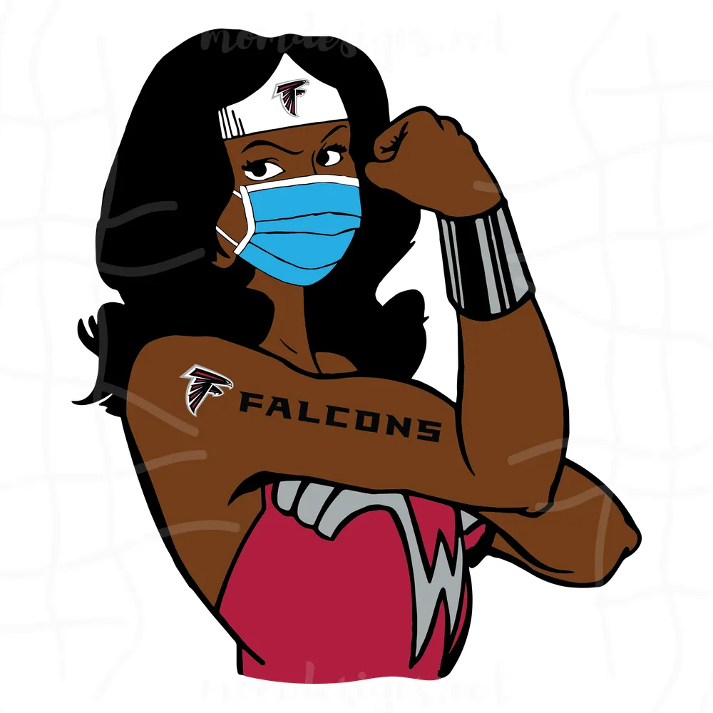 Atlanta Falcons Wonder Woman Svg, Sport Svg, Atlanta Falcons, Falcons Svg, Falcons Nfl, Marvel Falcons Svg, Marvel Nfl, Wonder Woman Nfl, Falcons Girl, Black Wonder Woman, Nfl Girl Svg
