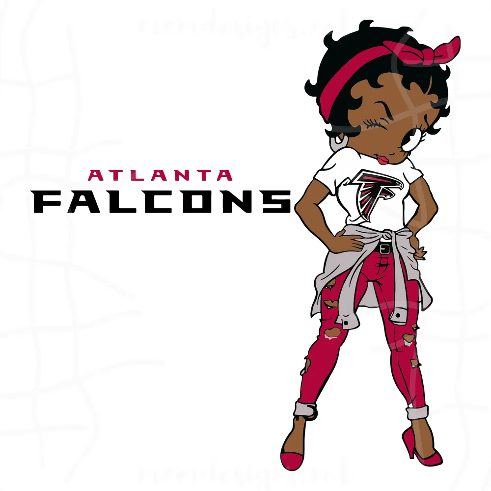 Atlanta Falcons Raiders, Sport svg, Trending svg, Football svg file, Football logo, Philadelphia Eagles Football, , Football Mom, Football Lover, Sport Mom Svg, Football Gift, Betty Boop Svg