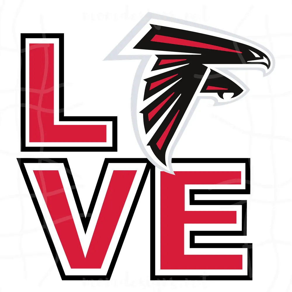 Love Atlanta Falcons svg