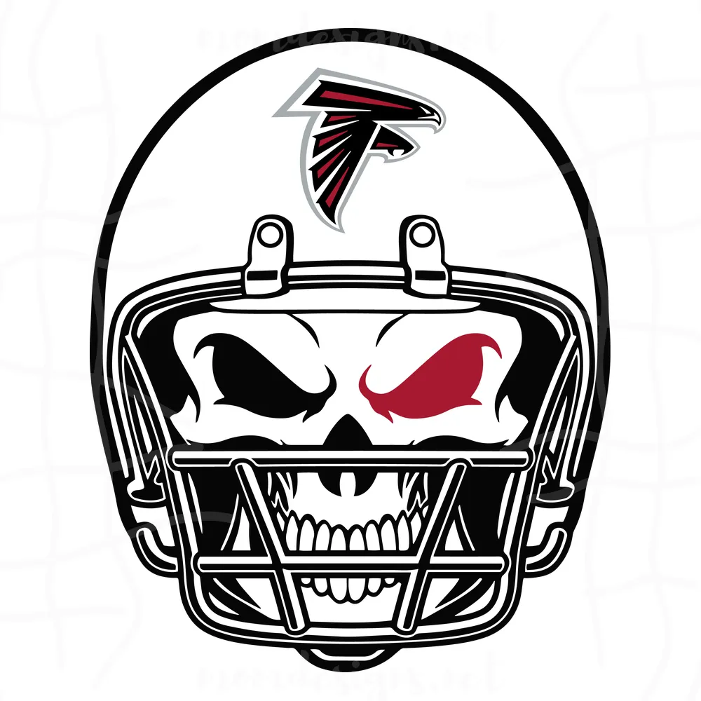 Atlanta Falcons Skull Helmet Svg, Sport Svg, Football Svg, Football Teams Svg, NFL Svg, Atlanta Falcons Svg, Falcons Football Team, Falcons Svg, Falcons NFL Svg, Atlanta NFL Svg, Falcons Skull Svg