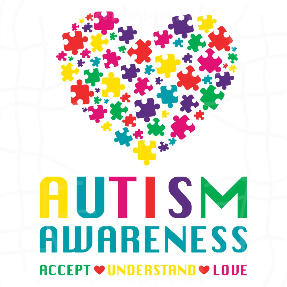 Autism Awareness Accept Understand Love Svg, Autism Awareness Svg, Autism Svg