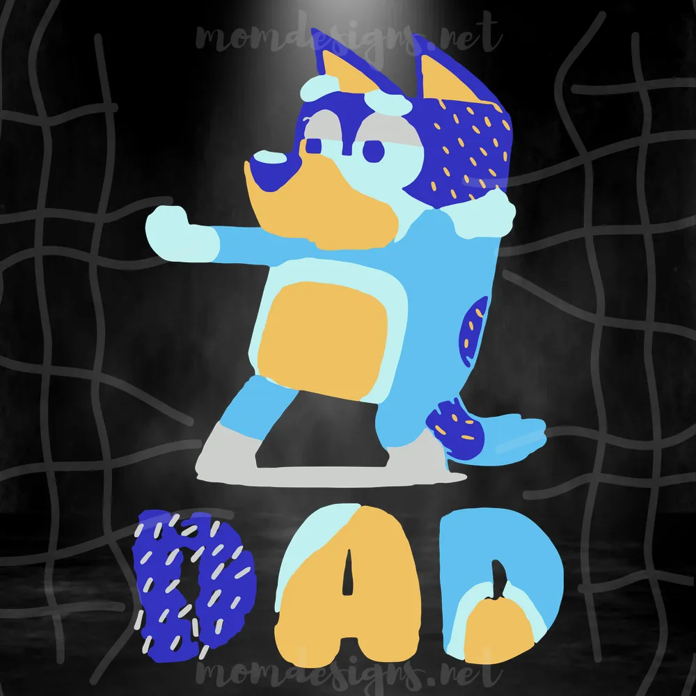 Bluey Dad Svg, Bluey Dad Life Svg, Bluey Family Svg, Bluey Svg, Bluey Lover Svg