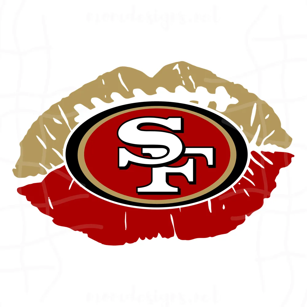 San Francisco 49ers NFL Lips Svg, Sport Svg, Football Svg, Football Teams Svg, NFL Logo Svg, NFL Svg, San Francisco 49ers Svg, 49ers Football Team, 49ers Svg, 49ers NFL Svg, SF 49ers NFL Svg