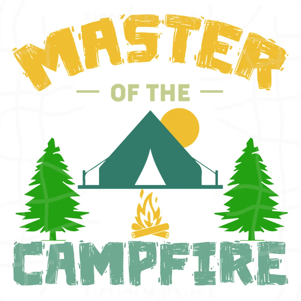 Master Of The Campfire Svg, Go Camping Svg