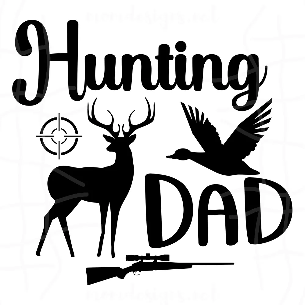 Hunting Dad Svg, Happy Father's Day Svg, Hunting Svg