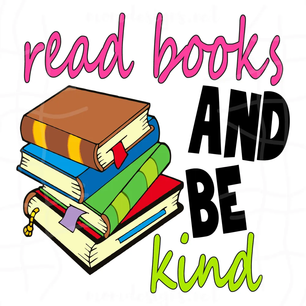  Read Books And Be Kind Svg