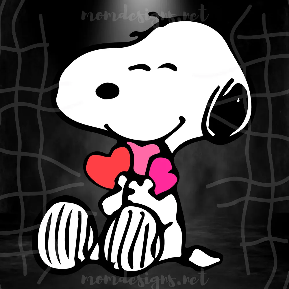 Snoopy Love Svg, Snoopy Love Heart Svg, Love Snoopy Svg, Snoopy Lover Svg