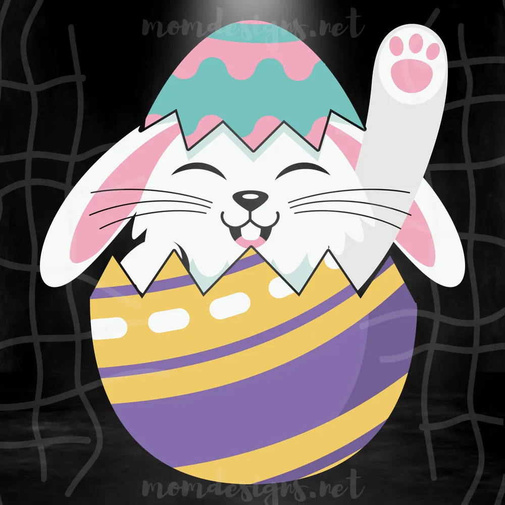 Bunny Face Easter Svg, Cute Bunny Svg, Bunny Face Svg, Bunny Easter Svg