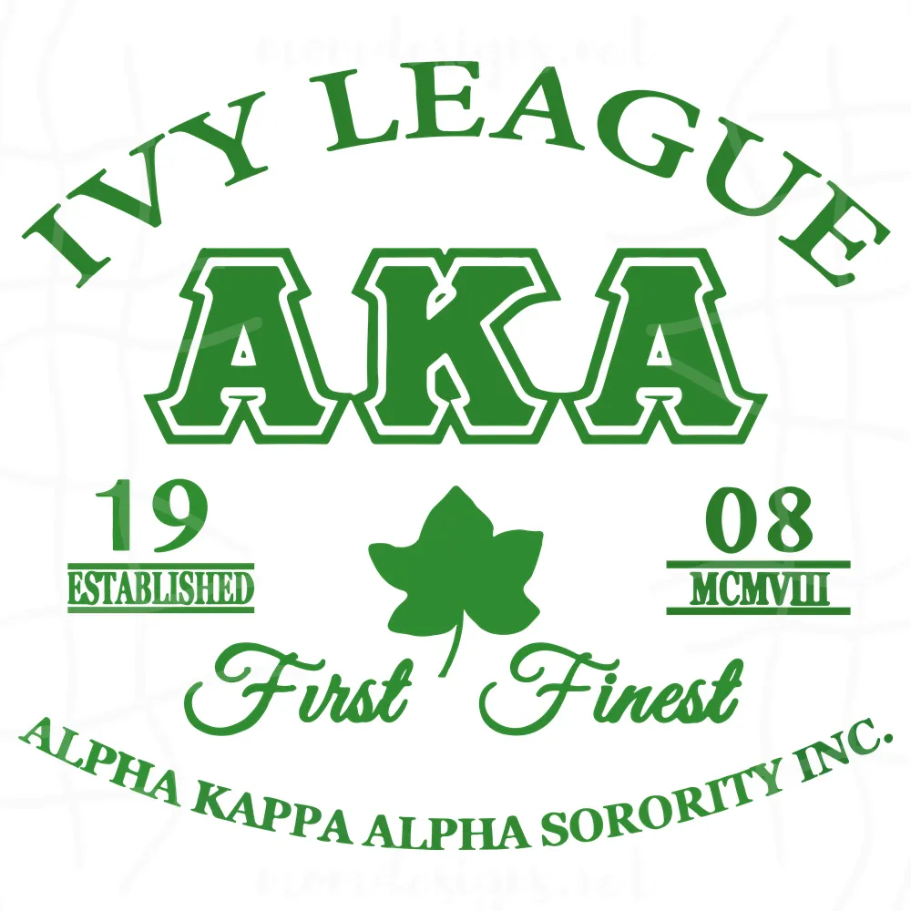 Ivy League Alpha Kappa Alpha Sorority Svg, Aka Girl Gang Svg, Aka Sorority Svg, Aka Svg, Aka Shirt, Aka Sorority, Alpha Kappa Alpha Svg, Alpha Kappa Alpha