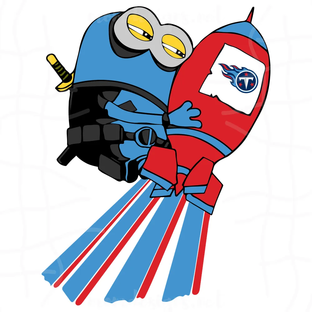 Minions Tennessee Titans Svg, Sport Svg, Football Svg, Football Teams Svg, NFL Svg, Tennessee Titans Svg, Titans Football Team, Titans Svg