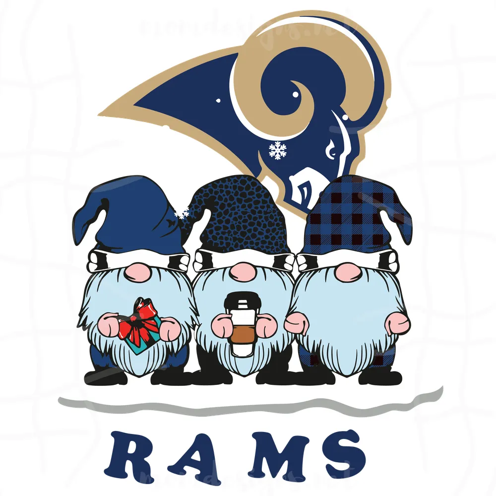 Los Angeles Rams Gnomes Svg, Sport Svg, Los Angeles Rams, Rams Svg, Rams Nfl, Rams Logo Svg, Gnomes Svg, Super Bowl Svg, Nfl Gnomes Svg, Gnomes Rams, Plaid Gnomes Svg, Nfl Team Svg