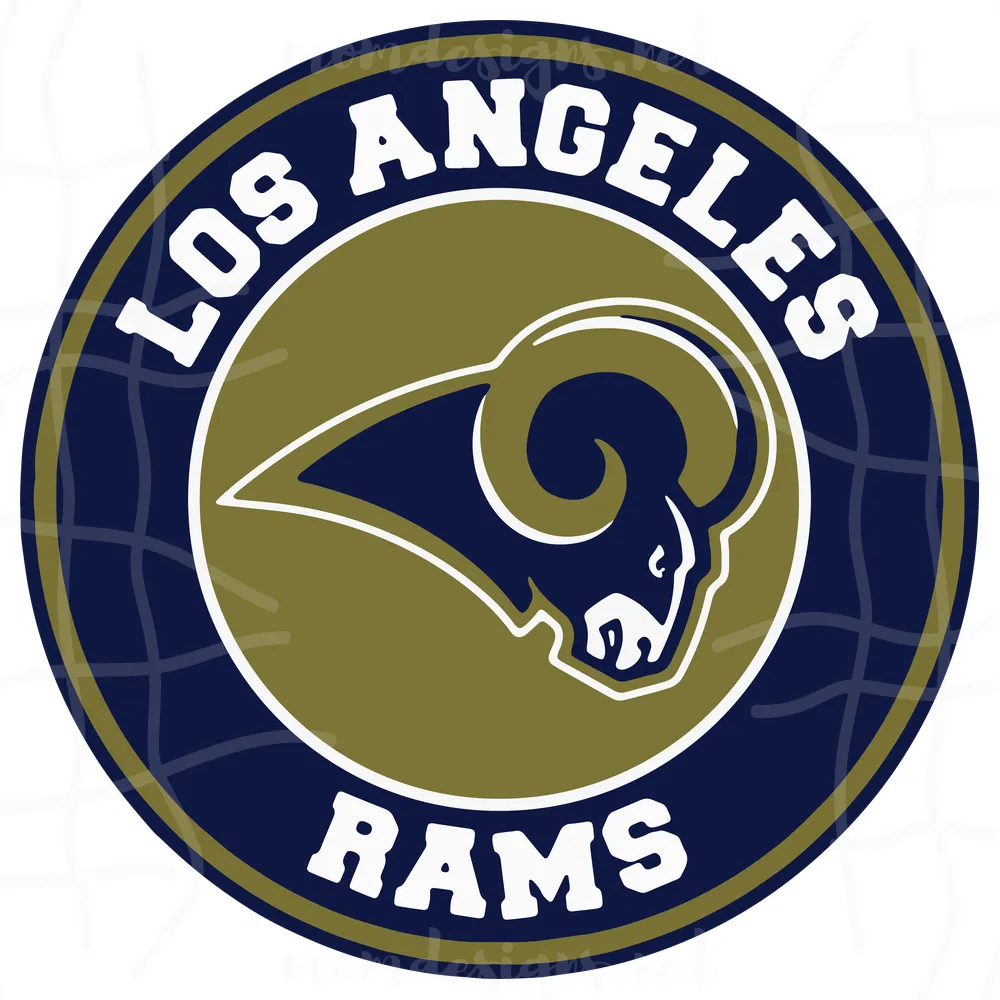 Los Angeles Rams Logo Svg, La Rams Svg, Rams Football Svg, Football Team Svg