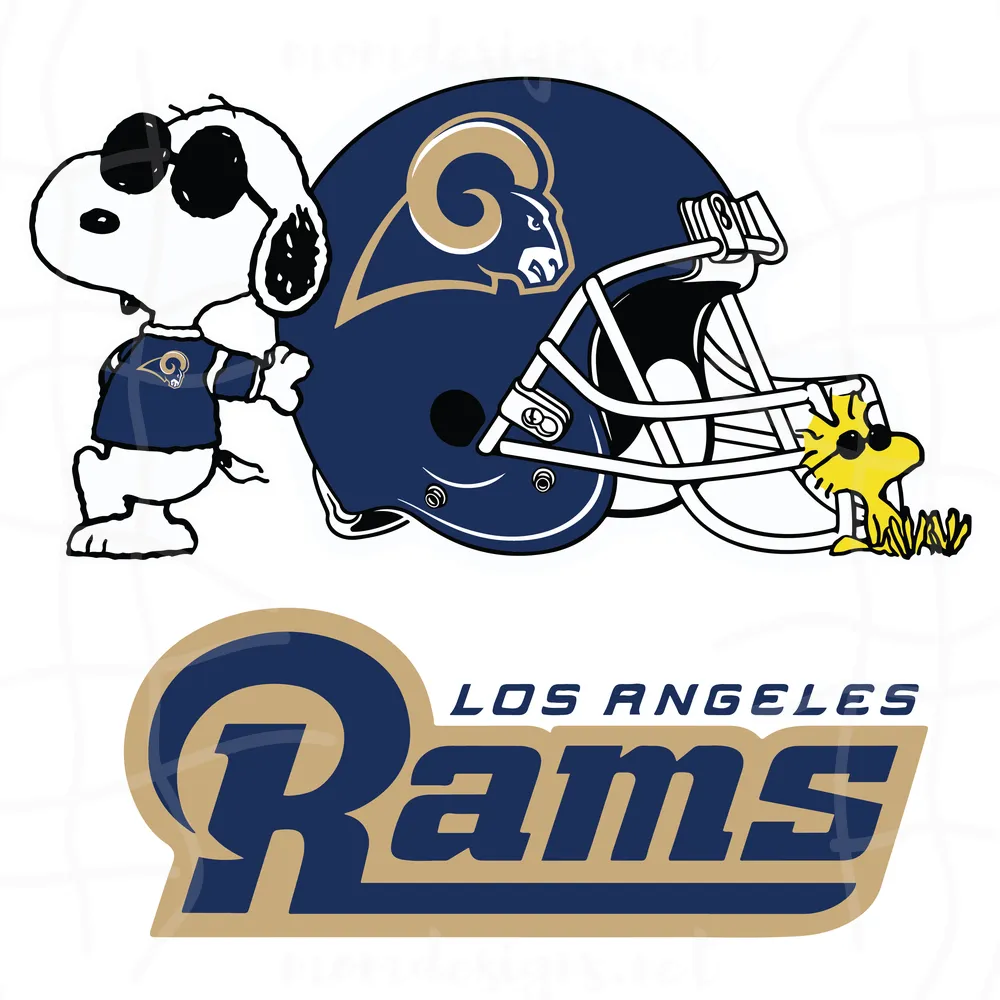 Los Angeles Rams Snoopy NFL Svg, Football Svg, Cricut File, Svg
