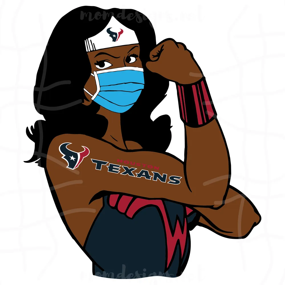 Houston Texans Wonder Woman Svg, Sport Svg, Houston Texans, Texans Svg, Texans Nfl, Marvel Texans Svg, Marvel Nfl, Wonder Woman Nfl, Texans Girl, Black Wonder Woman, Nfl Girl Svg, Super Bowl Svg