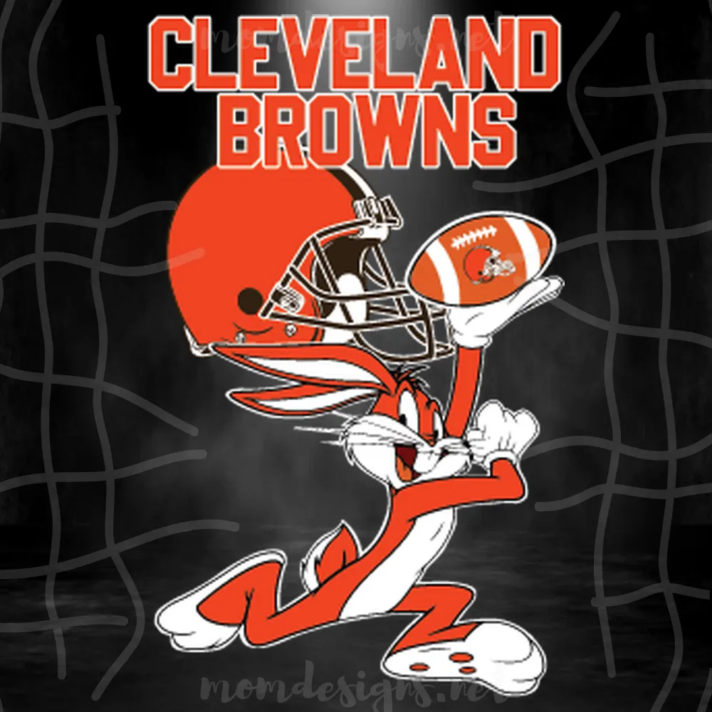 Cleveland Browns Football Bunny Svg, Sport Svg, Cleveland Svg, Browns Football Team, Browns Svg, Cleveland Browns Svg, Super Bowl Svg