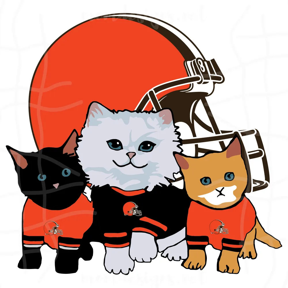 Clevelands Browns Cat Svg, Sport Svg, Cleveland Browns, Browns Svg, Browns Nfl, Browns Logo Svg, Cat Svg, Super Bowl Svg